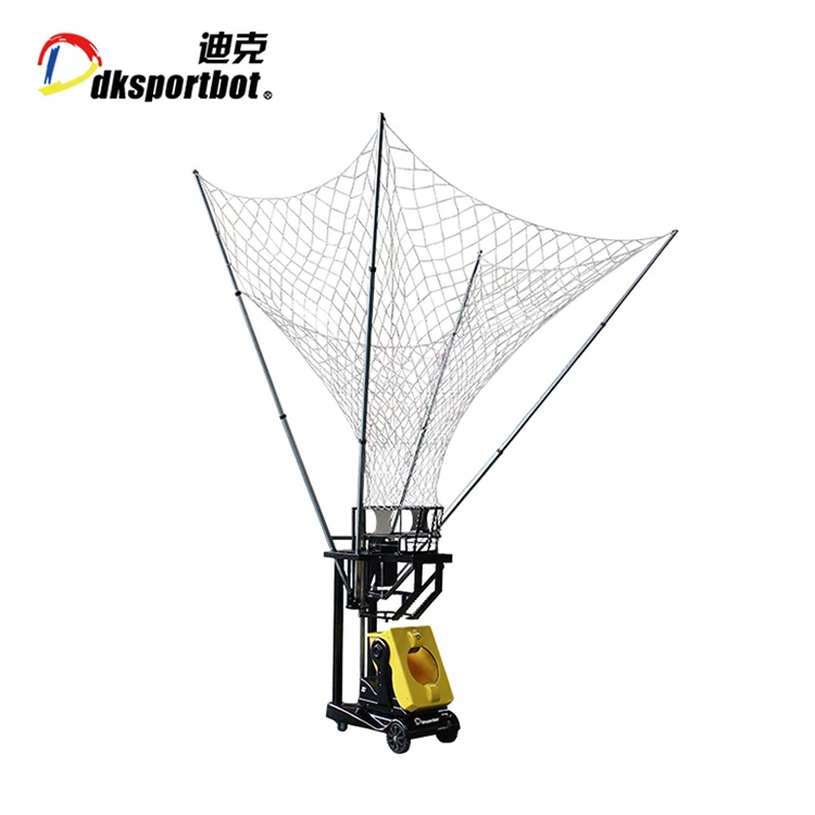 

New Intelligent basketball shooting machine program-controlled machine, Yellow