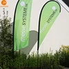 Cheap outdoor custom feather beach flag with fiberglass flagpole for promotional advertising event flags