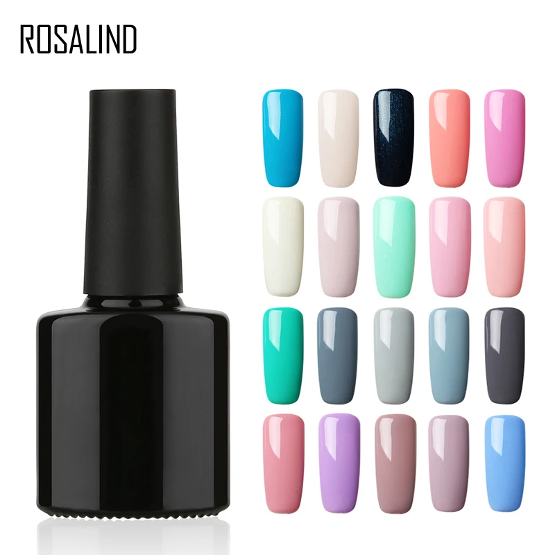 

Rosalind OEM custom logo private label 10ml 58 colors gel polish semi permanent uv led gel nail polish for wholesale