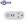 Ewelink UK 10A Wifi Smart Switch Power Plug Socket 220V Wireless Light Outlet Timer Remote Control Support Alexa Google Home