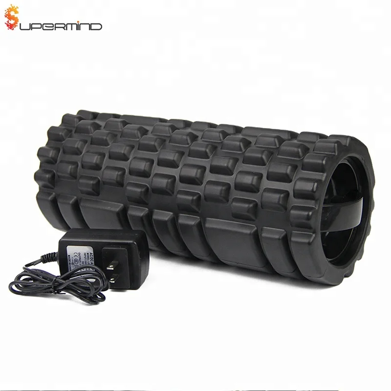 

EVA Yoga Vibrating Foam Roller With 3 Levels, Black and other colors