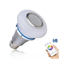 

LED Bulb E27 base RGB colorful music bulb 4.0 bluetooth speaker recessed light bulb