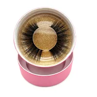 

3d Silk lashes wholesale synthetic glossy eyelashes customized private label packaging box