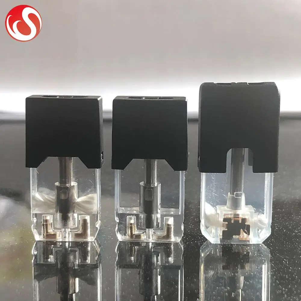 

2019 Ceramic Coil Vape Pen Atomizer 0.7 ML Capacity Empty Pods System Refill Cartridge for JUUL Pods