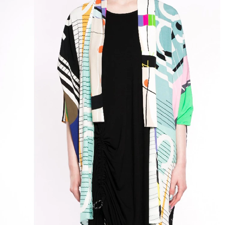 
Exquisite printed comfortable viscose blend casual dress rayon viscose fabric 