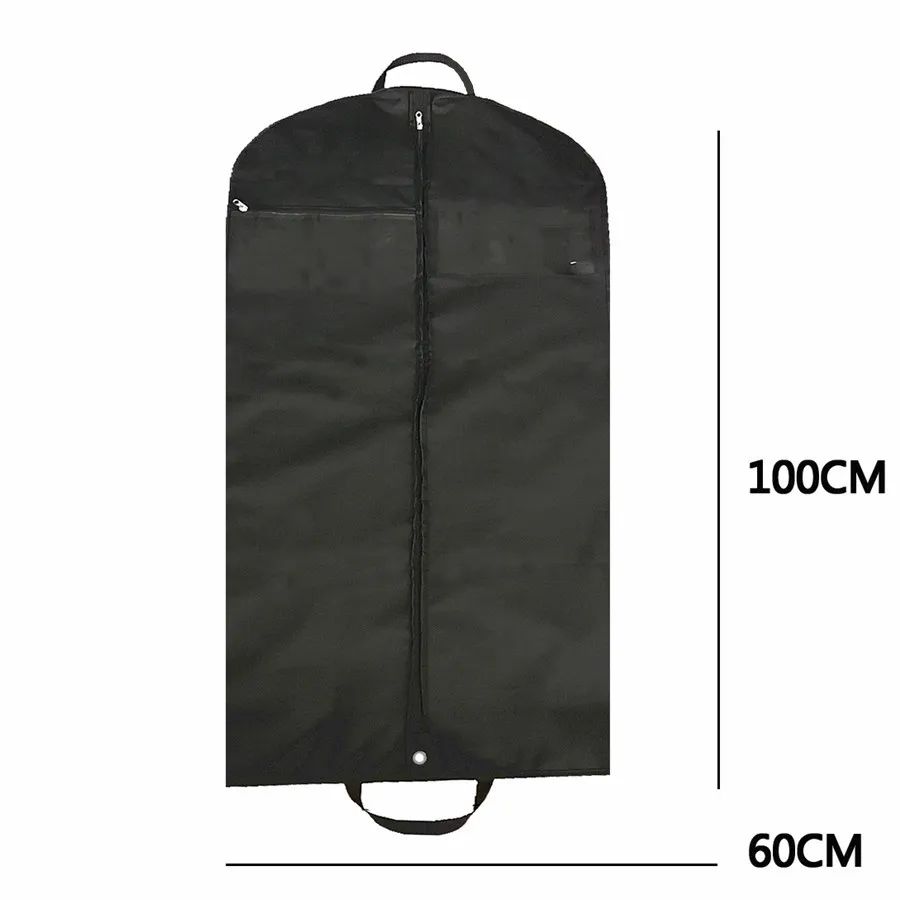 

Promotional Waterproof Premium Garment Protector Making Machine Polyester Recycled Fabric Men Suit Travel Bag, Black or customized