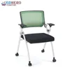 Fabric stackable school furniture school chair with writing board in Foshan