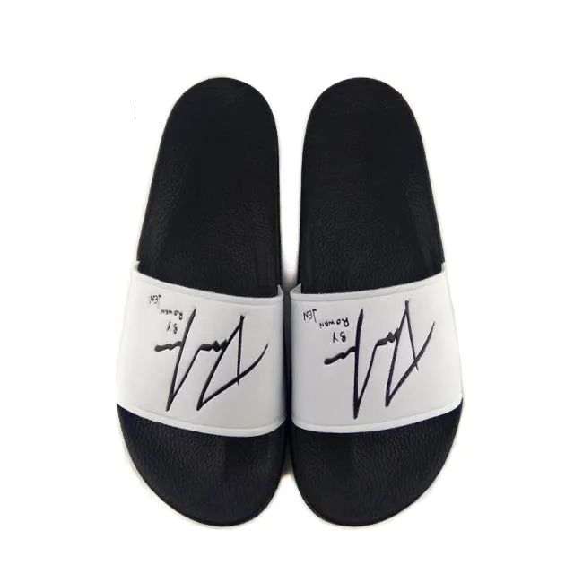 

Greatshoe china suppliers latest design plain mens sandal custom logo blank beach slide sandal, Requirement