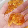yellow crystal magnetic field crushed stone with smooth and beautiful surface detritus is used for decoration