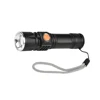 Aukelly XML T6 LED flashlight torch zoomable USB rechargeable for input and output torch fleshlight
