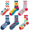 Fashion Funny Colorful Crew Custom Hai Ning Crazy 100 Cotton Men Dress Socks