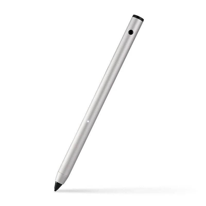 

active stylus pen with crystal stylus pen with stylus pen for resistive screen, Black silver grey