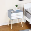 Bedside table wooden with drawers night stand bedside table wood end table