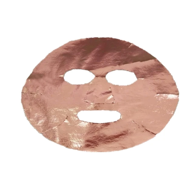 

Wholesale new products beauty face mask sheet rose gold dry facial mask