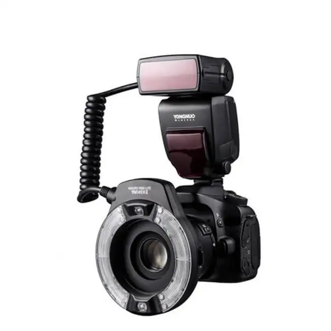 

Yongnuo YN14EXII TTL macro ring flash speedlite light for Canon 5D Mark II 6D, Black