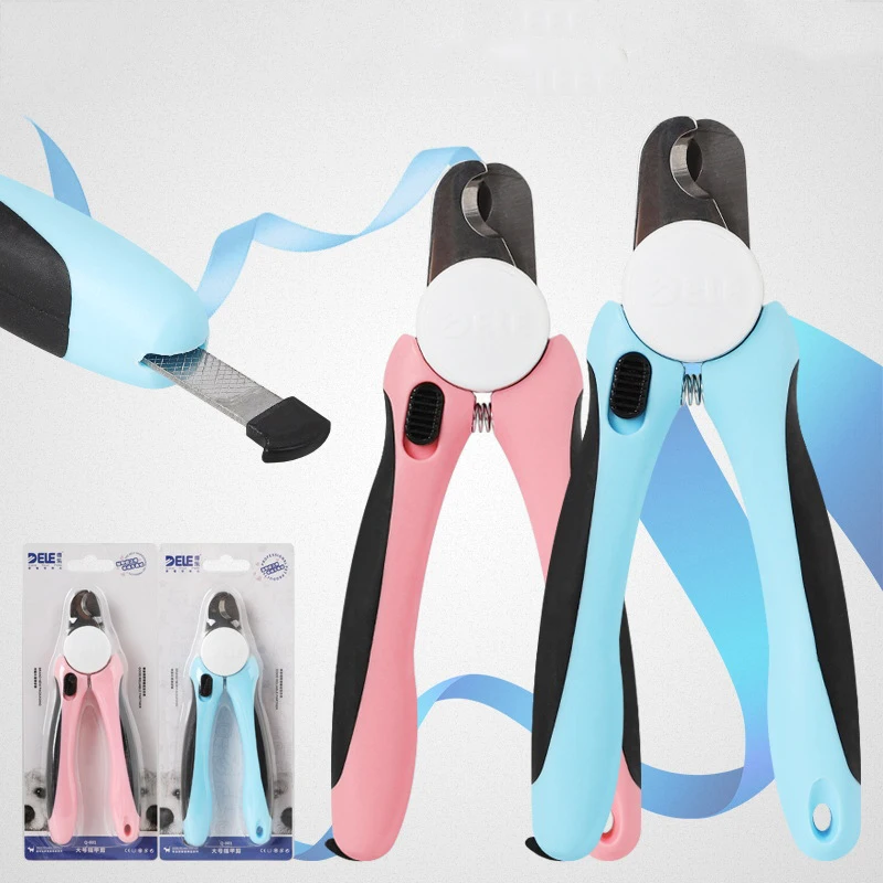 

Manufacturer wholesale pink blue tpr stainless steel cat dog pet nail clippers, Blue ,pink or as your requirement