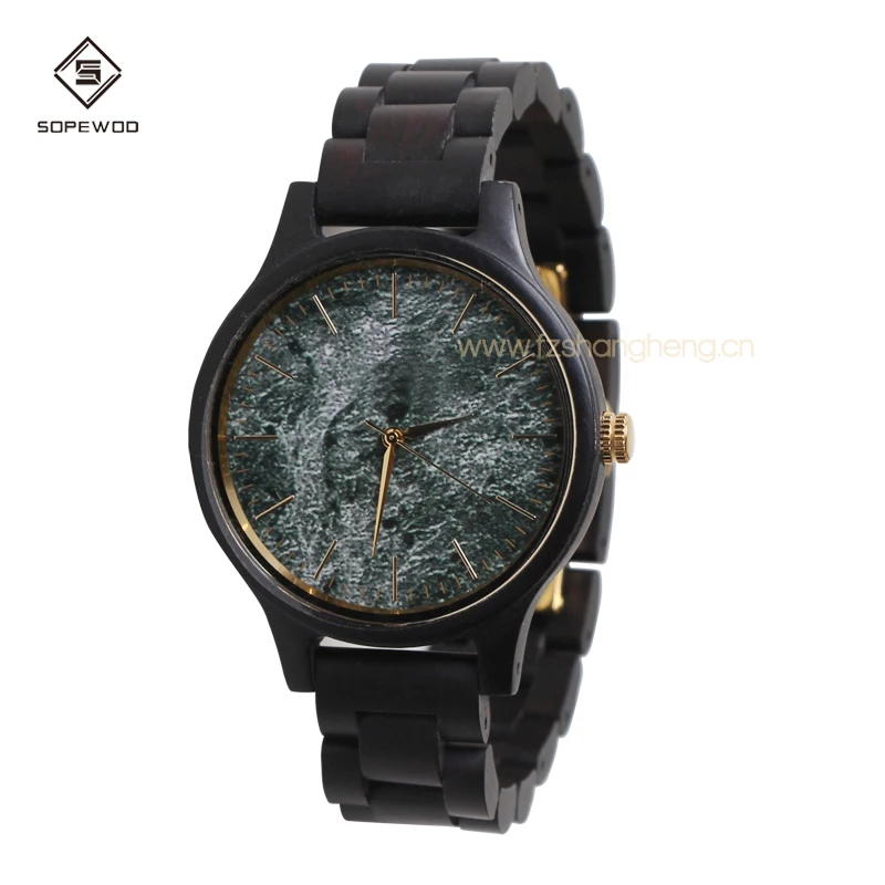 

high quality luxury wood watch Sopewod hot sales custom logo men wood watch