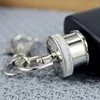 Hot selling products stainless flask gift set promotional metal steel mini key chain hip flask
