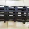 high tensile strength and frictional and resistance steel plastic composite geogrid for driveway reinforcement