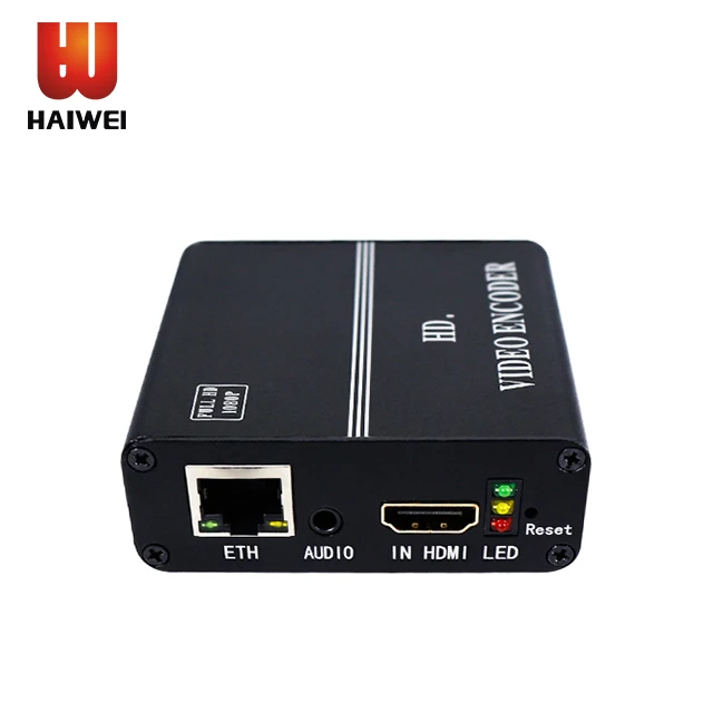 

Haiwei h.264 full 1080P HD AV hdmi encoder low latency live hdmi encoder h.264 to ethernet