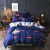 Polyester Filling and Printed Pattern 4pcs bedsheet