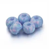 78 Colors Opal Rondelle Bead , Big Hole Opal Rondelle , Synthetic Rondelle Opal Gemstone