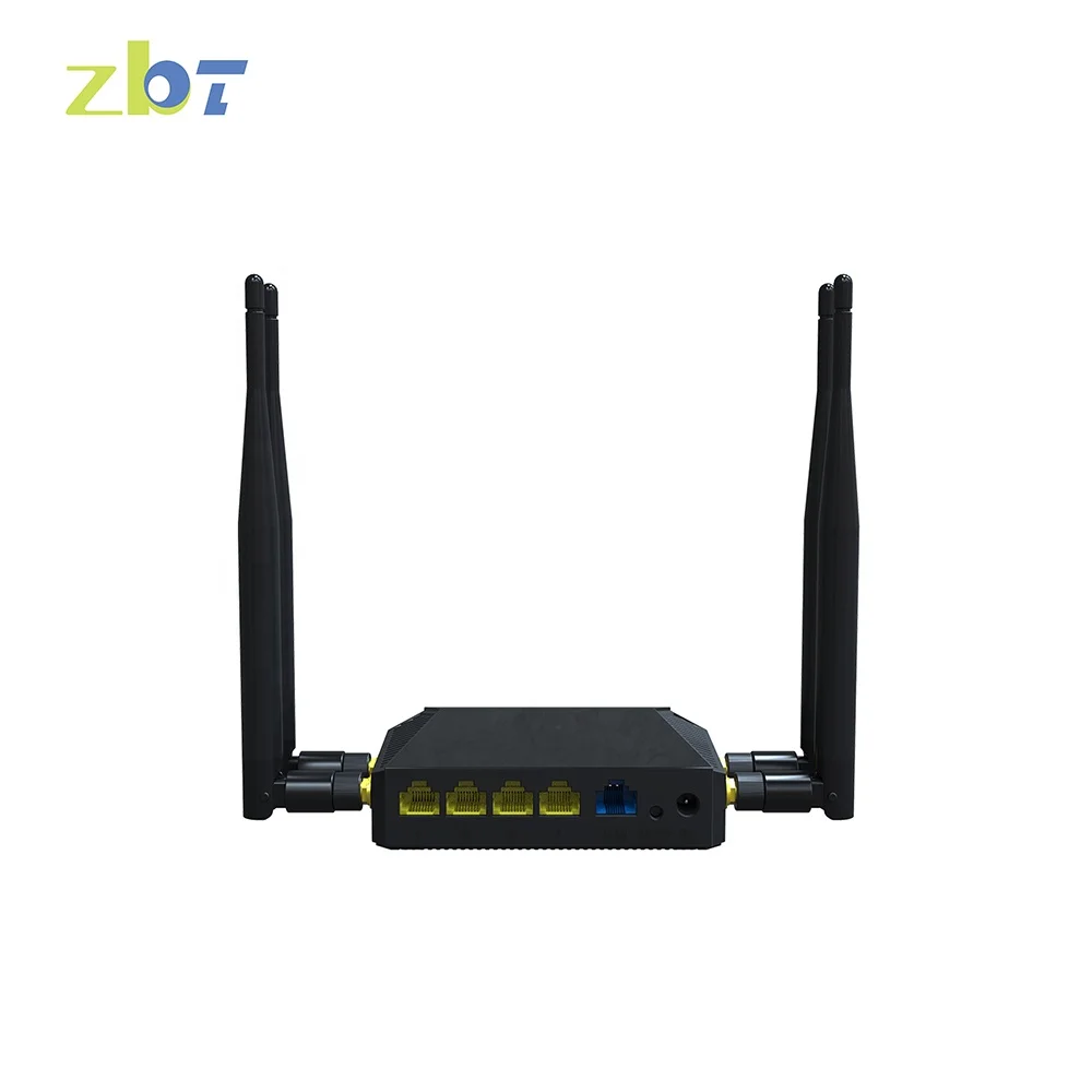 

4g lte ethernet modem vpn openwrt wifi wireless router with sim card slot, Black