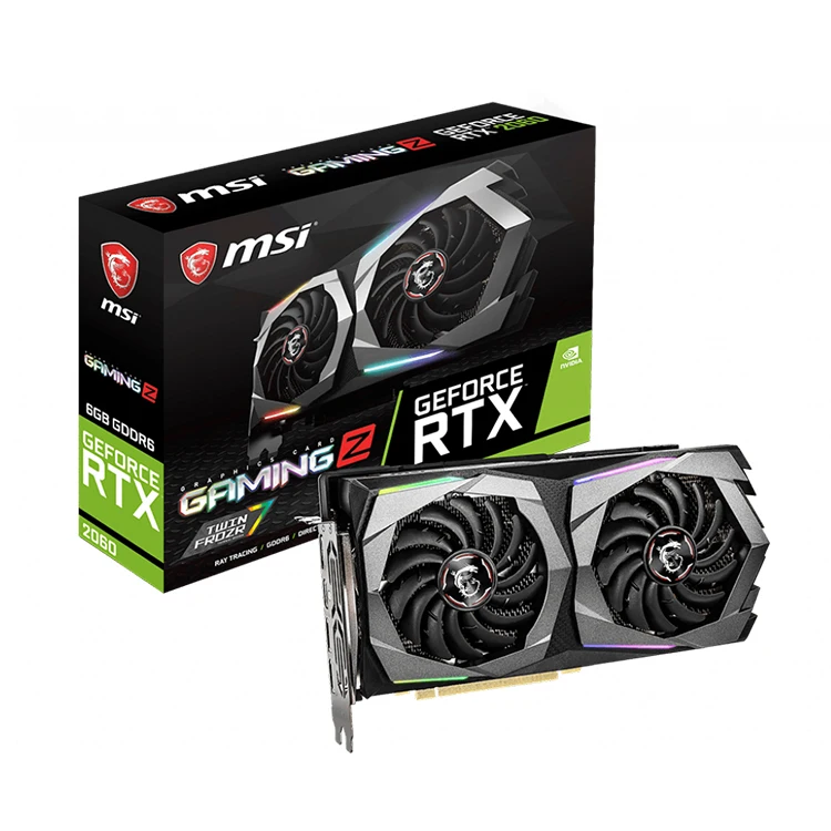 

MSI NVIDIA GEFORCE RTX2060 GAMING Z 6G GDDR6 14Gbps Game Graphics Card