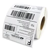 100*150MM Roll of 500pcs 1" core 4x6 thermal shipping label for Amazon ebay packing A5 address stickers