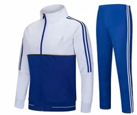 

OEM Design Factory Wholesale Blank Print Track Jacket Sports Wear Custom Mens Plain Soccer Tracksuit