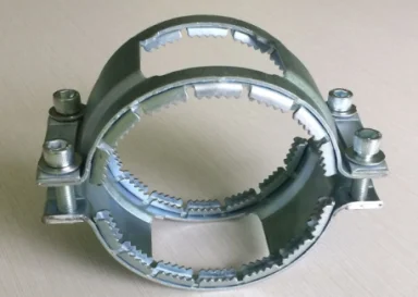 
SML EN877 cast iron pipe stainless steel rapid coupling , pipe connector, kombi kralle clamp 