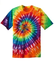 

2019 OEM factory supply new fashion street style colorful tie dye t shirt