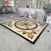Better Price Oval Colorful Marble Medallion Stone Wall Medallions French Pattern Travertine Pavers For Interior Decoration
