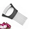 Good quality easy to hold onion holder for slicing onion potato tomato