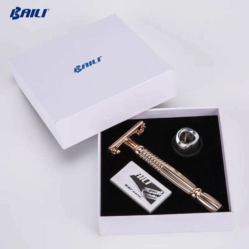 

Mans Long Handle Double Edge Blades Butterfly Razor