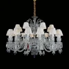 Ellipse classico lampadario di cristallo 24 luci baccarat
