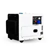 Good material electric starter 6.5kw 6.5kva silent diesel generator