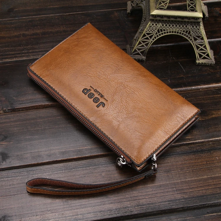 
New Fashion Wallet men Long Clutch Bag Standard Zipper Men Wallets Purse 