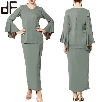 2019 Raya Perayaan Baru Pakaian Desain Model Baju Kurung Modern Plus Ukuran Baju Kebaya Malaysia Satin Baju Kurung Buy Satin Baju Kurungbaju Kebaya