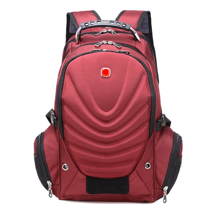 

Durable Swiss gear Travel Laptop Backpack with USB Charging Port, Black,red,blue