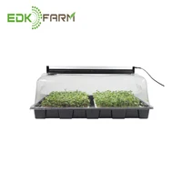 

equipment nursery fish nursery hydroponics kits sprout greenhouse germination starter seed tray with dome