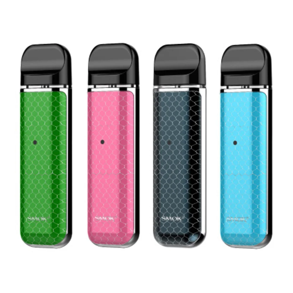 

USA warehouse Battery indicator flashes 15 times below 3.3V SMOK Novo Pod Kit electronic cigarette, Auto pink;black;blue;green;rainbow;royblue;white;red