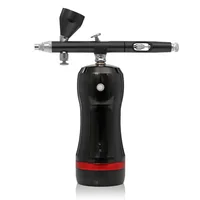 

New design hot sell very convenient cordless barbers makeup nail beauty cake airbrush compressor kit