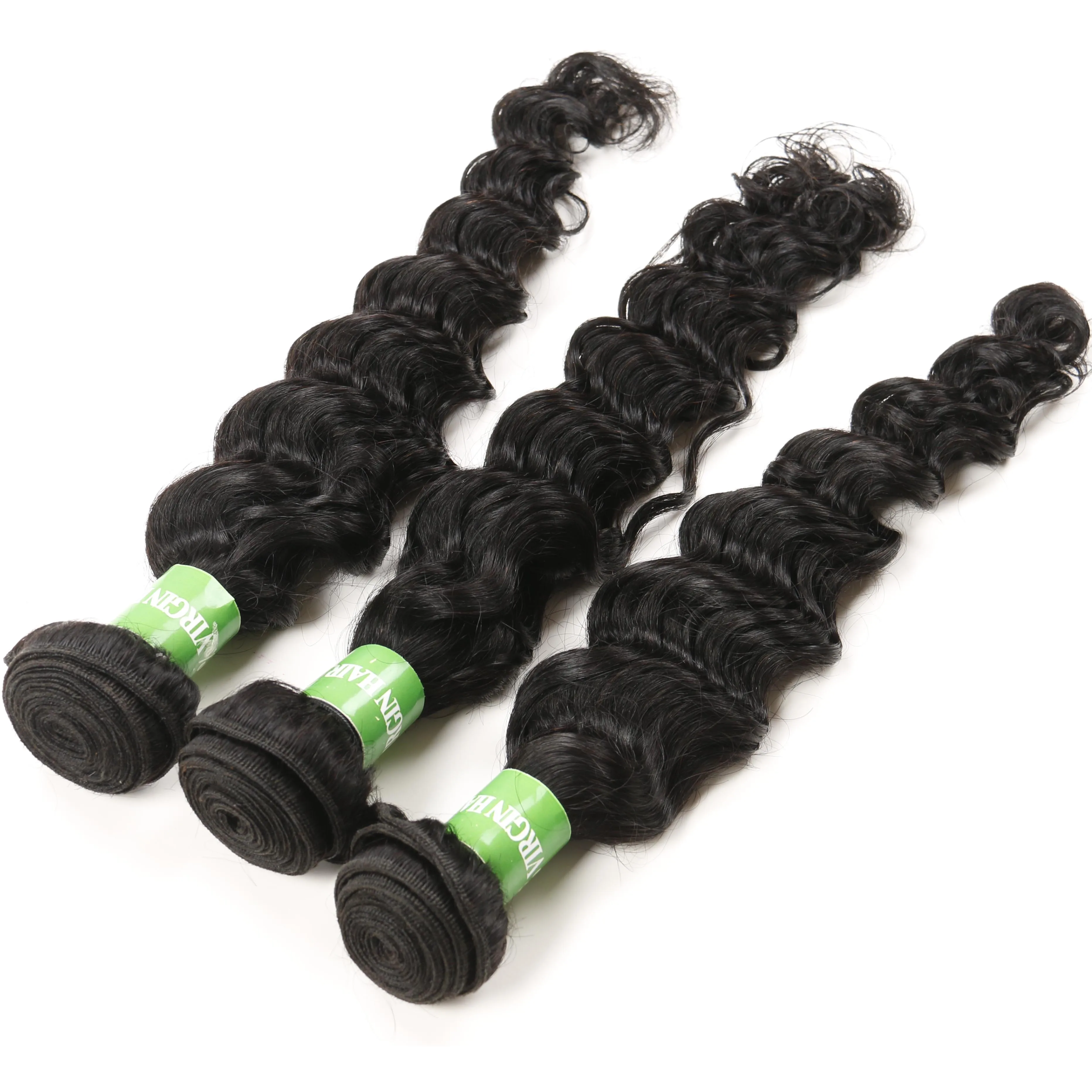 

Human Cuticle Intact Wholesale Peruvian Virgin Hair Bundles With Personal Label