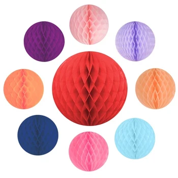 Hanging Round Paper Decoration Honeycomb Balls For Party Buy