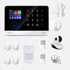 2019 Hotsale GSM Wireless Home Security WIFI+GSM/3G+Smoke detector+Gas detector Home alarm system BL-6600