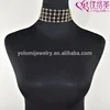 2019 Rhinestone Choker Necklace For Women Handmade Choker Collar Necklace Diamond Choker Party Jewelry 0304C01