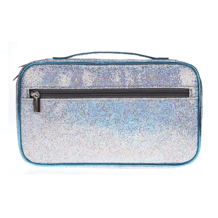 

Fashion colorful pvc waterproof brush makeup case Zipper bag for cosmetics storage, Custom made