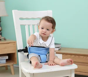 Image of Baby children's dining with anti-falling chair safe fixed belt child protective portable chair belt
