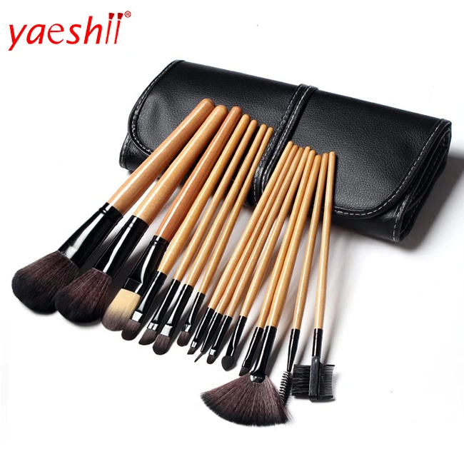 

Yaeshii Professional Synthetic Cruelty Free Bristles Foundation Makeup Brushes Set 15Pcs